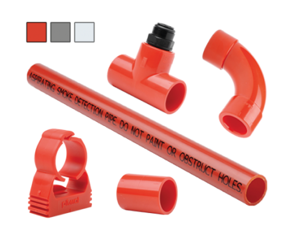 Siemens Aspirating Pipe Fittings Set Smoke Sampling Pipe Networks