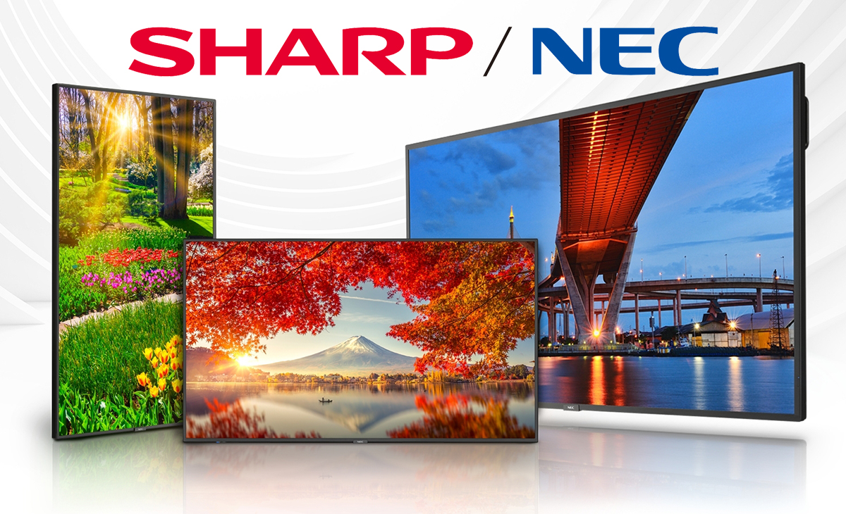 Sharp NEC Large Format Display Digital Signage Displays