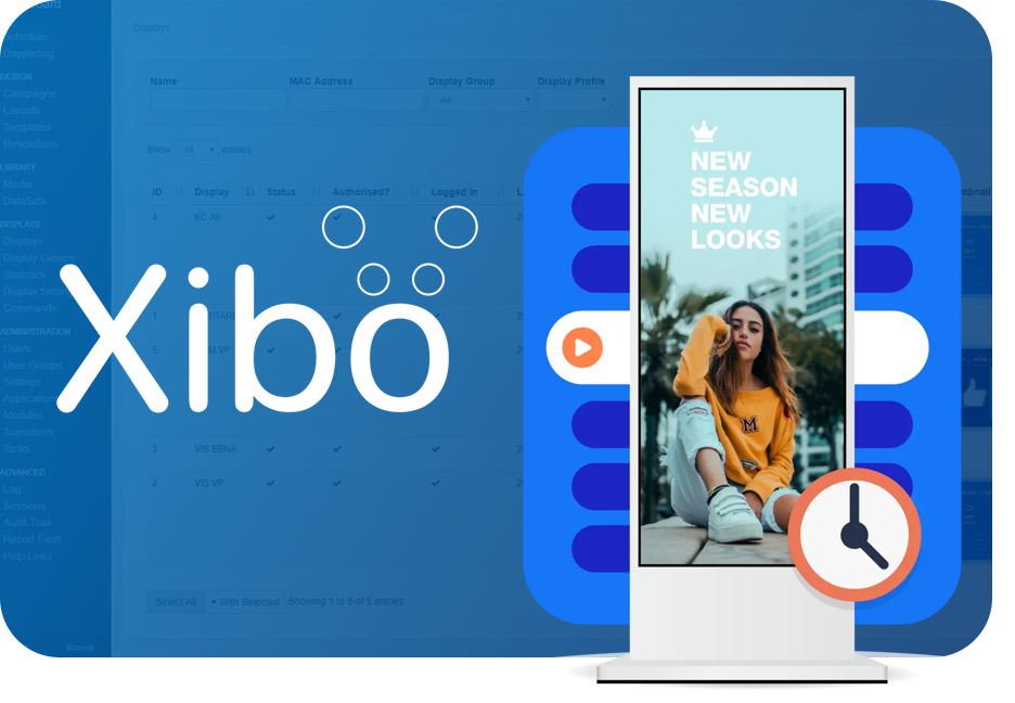 Xibo Digital Signage Software Digital Signage CMS Software