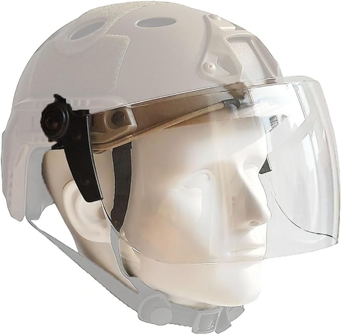 QMR Industrial Face Shield Helmet Mount Face Shields