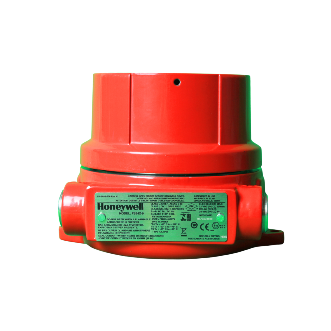 Honeywell FS24X UV Flame Detector UV Flame Detectors