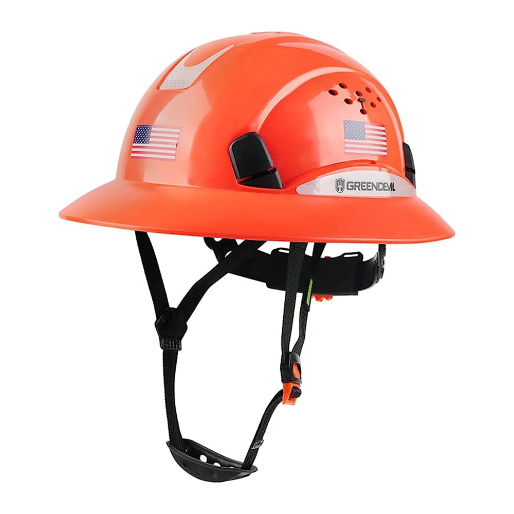 SUN Construction Safety Helmet Orange Standard Safety Helmets