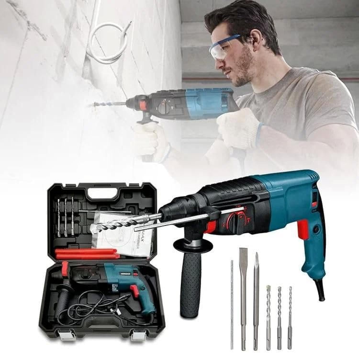 HDMAX Heavy Duty Hammer Drill Hammer Drills