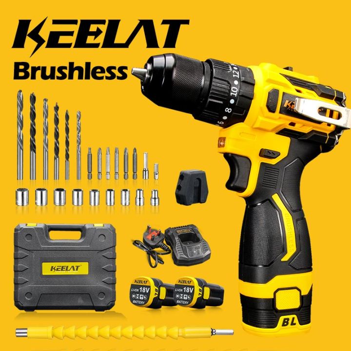 KEEN Brushless Battery Drill Battery Drills