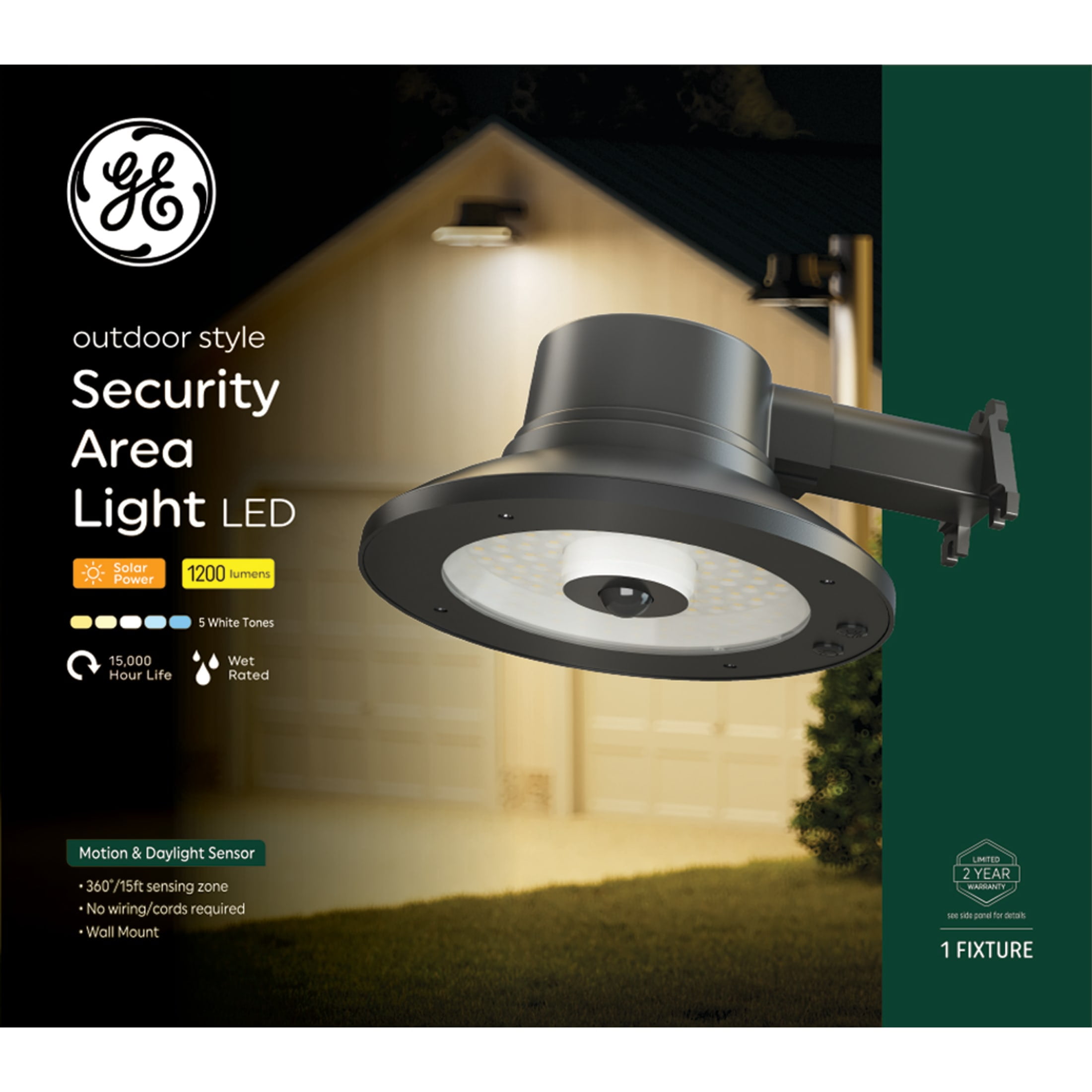 GE SolarMax Area Light Solar Area Light