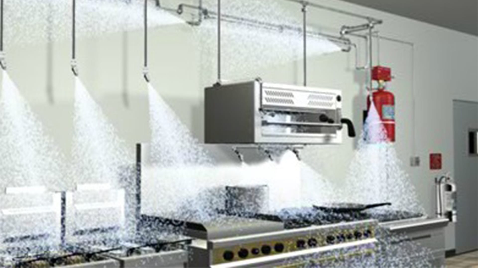 NAFFCO Kitchen Hood Wet Chemical System Kitchen Hood Systems