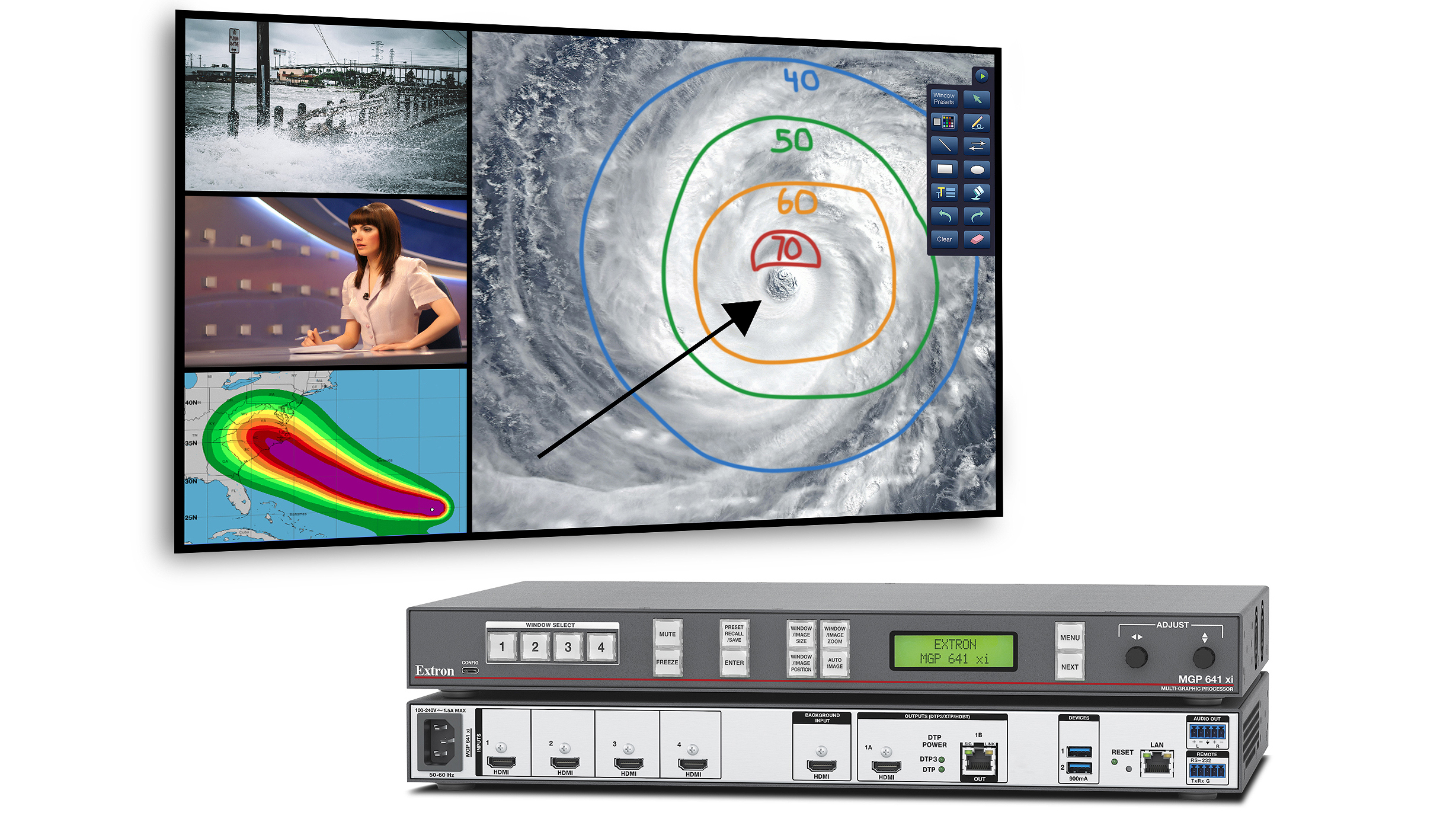 Extron 4K Scaling Processor Video Wall Controllers