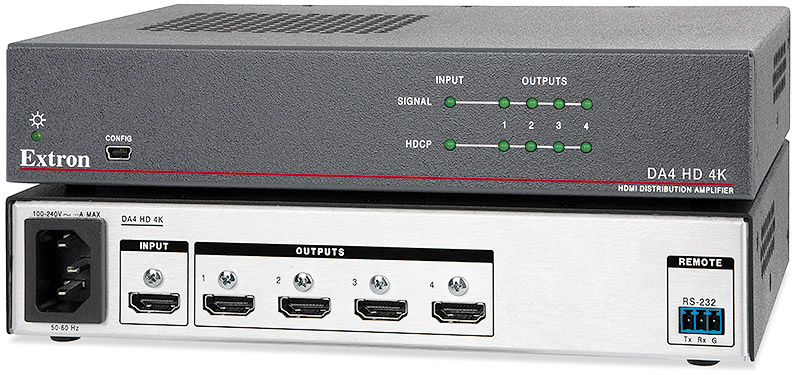 Extron 4K HDMI Splitter 1x4 AV Distribution