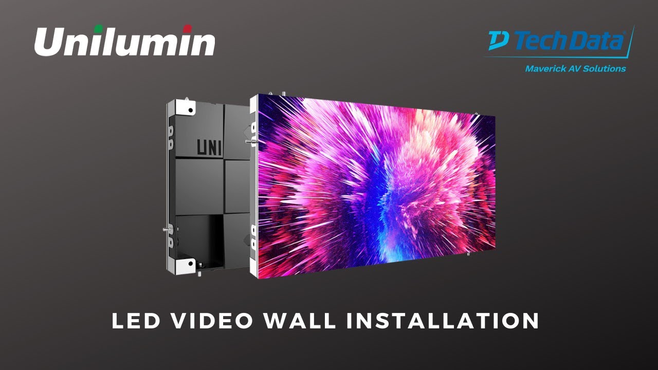 Unilumin Indoor Fine Pixel LED Cabinet P1.2 LED Video Wall Cabinets