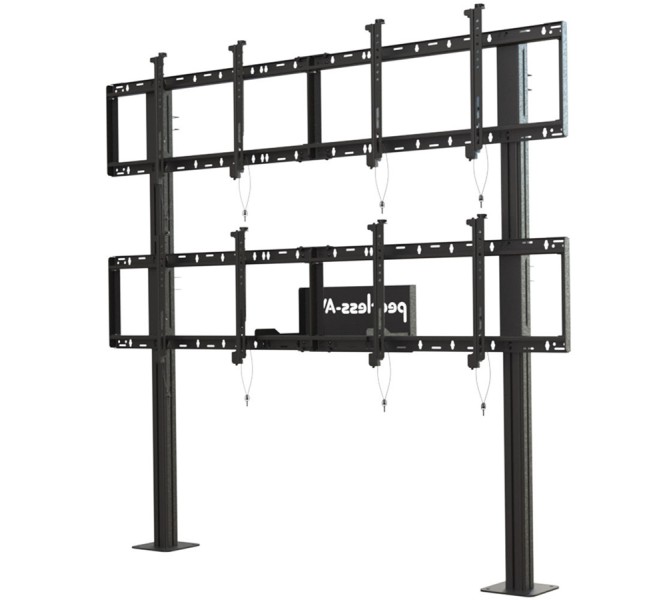Peerless-AV Video Wall Floor Stand 2x2 Video Wall Mounting