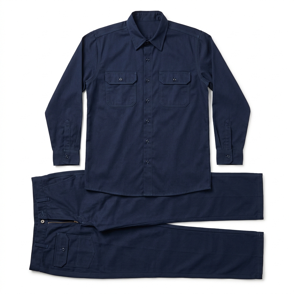 Vaultex CNV Pant and Shirt 190 GSM Navy Blue Overalls