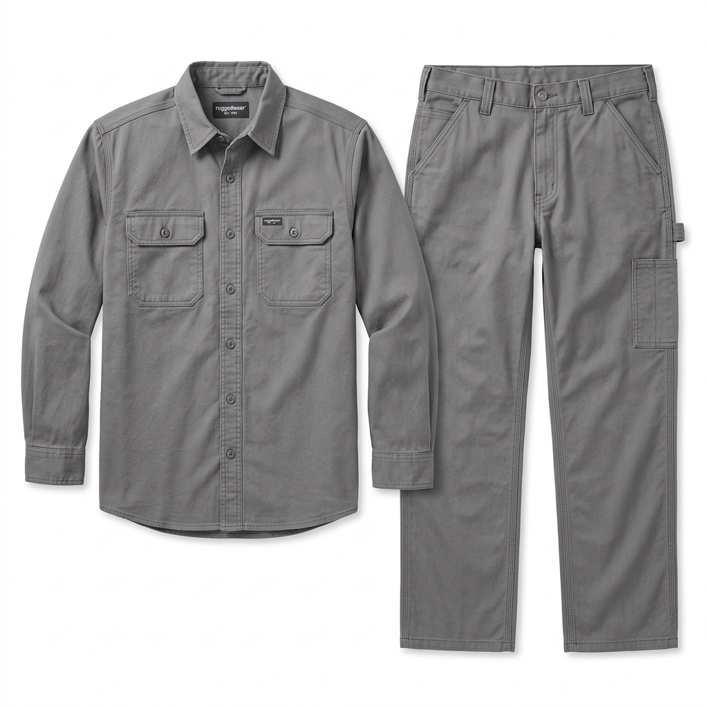 Vaultex MJT Pant and Shirt 190 GSM Grey Work Jackets