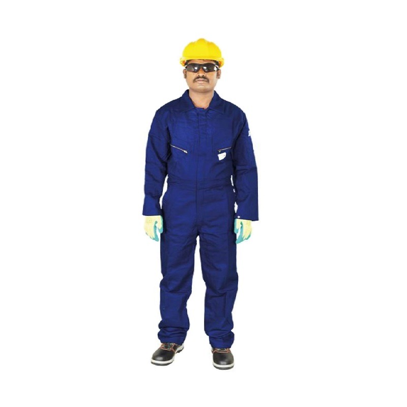 Vaultex Fire Retardant Coverall Navy Blue 100% Cotton FR Clothing