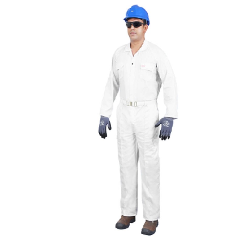Vaultex PER 100% Twill Coverall White Coveralls