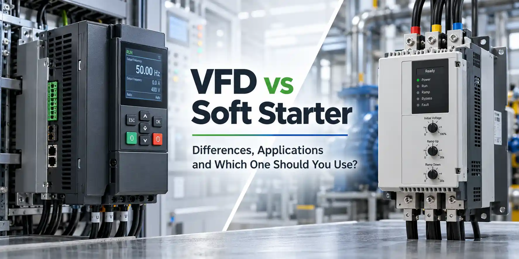 VFD vs Soft Starter: Differences, Application And Which One Should You Use?