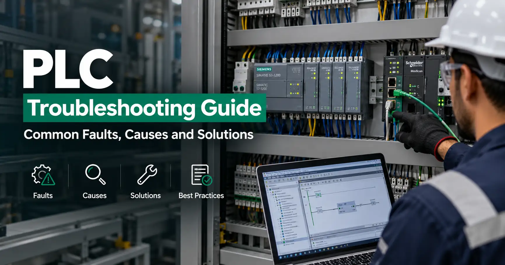 PLC troubleshooting guide: Common failures, causes and remedies