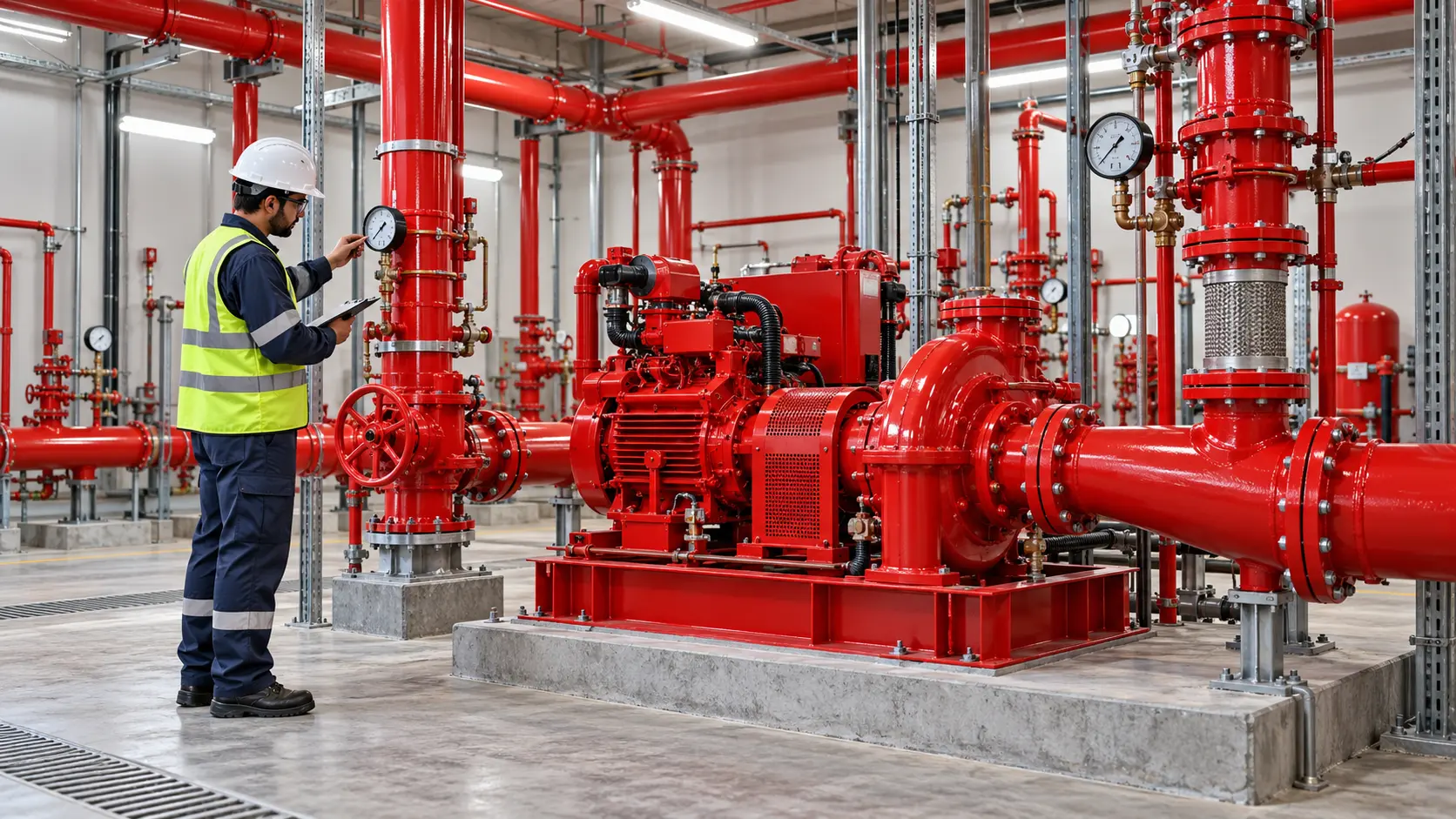 Fire Pump Testing in Saudi Arabia: Inspection, Flow, Pressure & Maintenance Guide